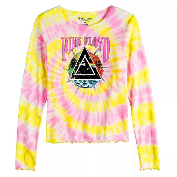 Pink Floyd Tie Dye The Dark Side of the Moon rock Official T-Shirt M NWT - Picture 3 of 3